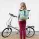 Kleine KOMBI Fahrradtasche / Rucksack 20 - 26’’ Monstera