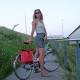 Kleine Fahrradtasche 20 - 26’’ Lunares rot