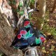 Sattelbezug Cerezas schwarz