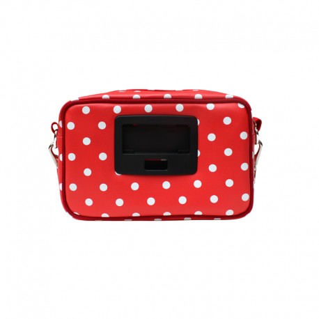 Lenkertasche mit Klickfix Lunares rot
