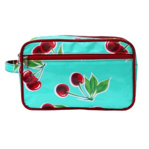 Kulturtasche Cerezas türkis