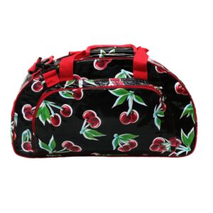 Weekender Tasche Damen Cerezas schwarz – Vorderansicht
