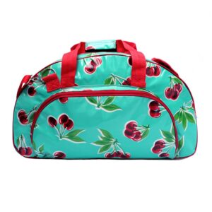 Weekender Tasche Damen Cerezas türkis – Vorderansicht