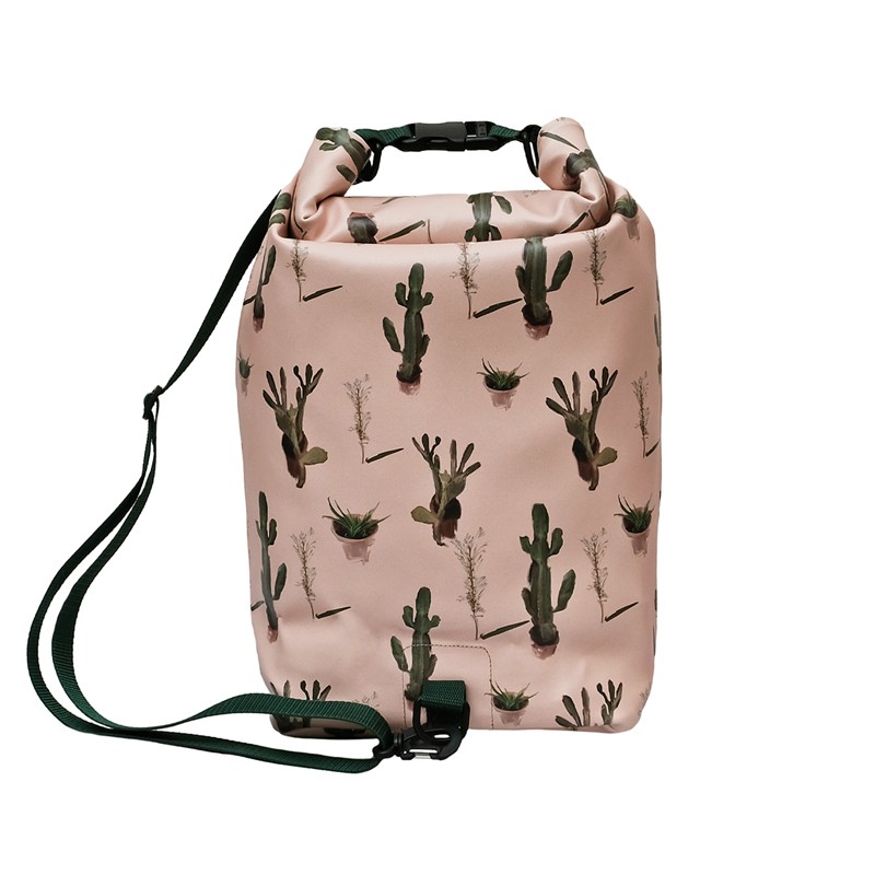 Wasserdichter Rucksack Damen Cactus mit Rollverschluss und Schultergurt