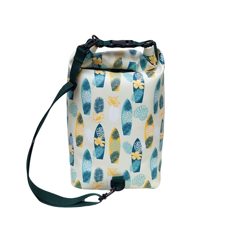 Wasserdichter Rucksack Damen Surf mit Rollverschluss und Schultergurt