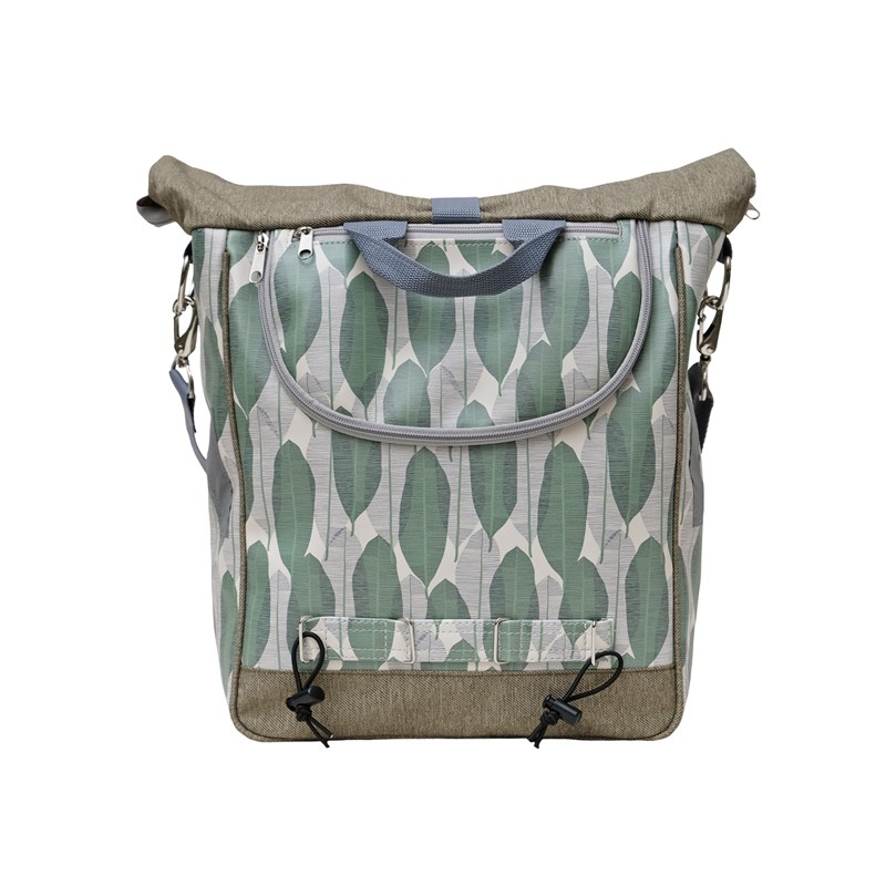 Fahrrad Seitentasche Banana Leaf mit Rolltop-Verschluss, Vorderseite