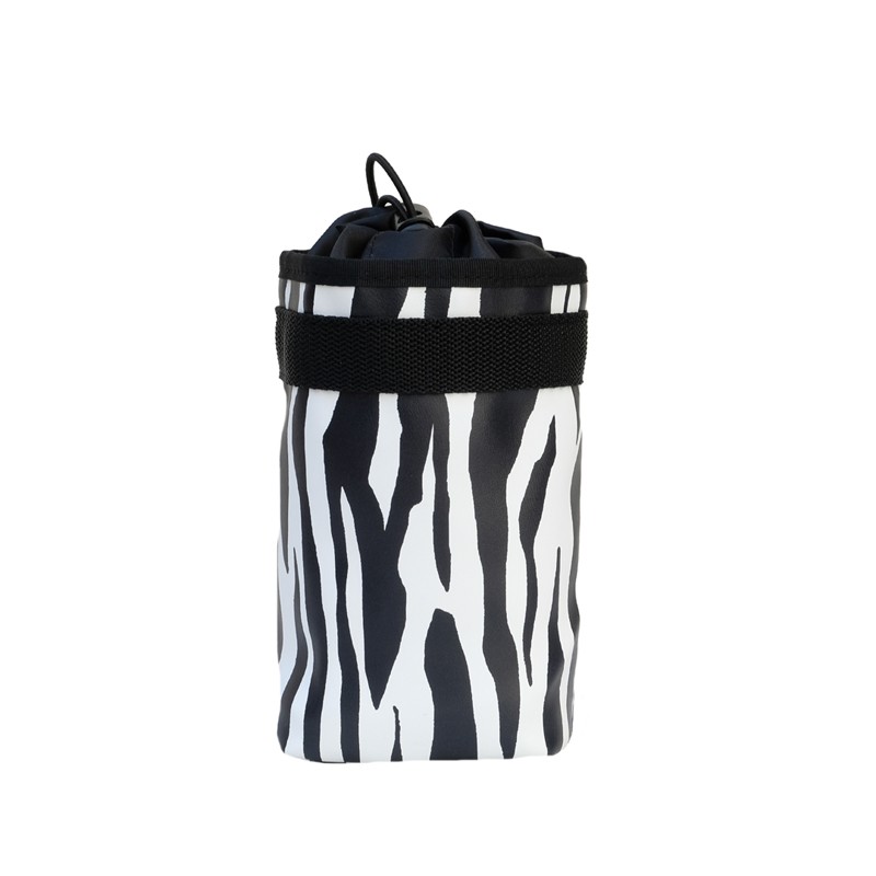 Flaschentasche Fahrrad Zebra – Vorderansicht