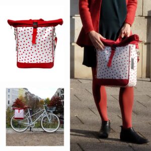 Gutschein Fahrradtasche aus Wachstuch