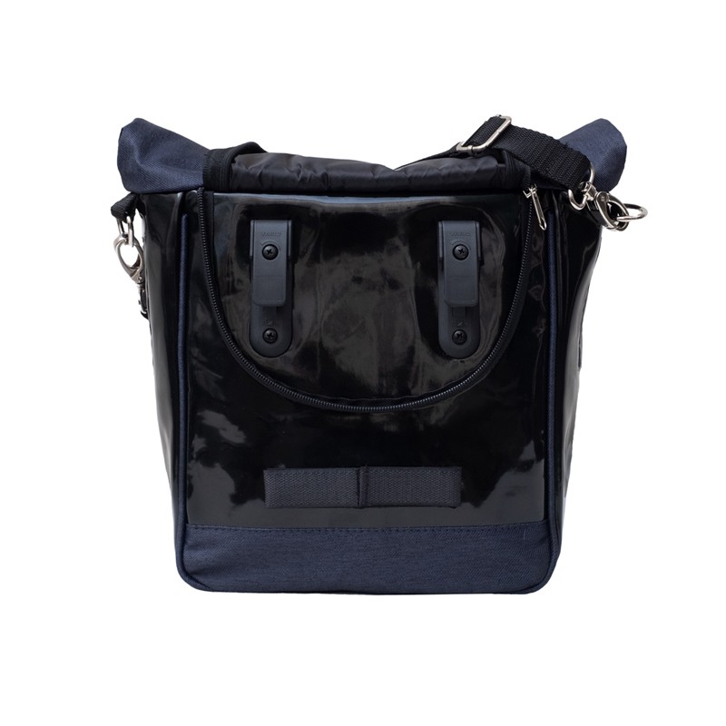 Kleine Fahrradtasche Arcoiris – Rückseite mit Klickfix-Haken