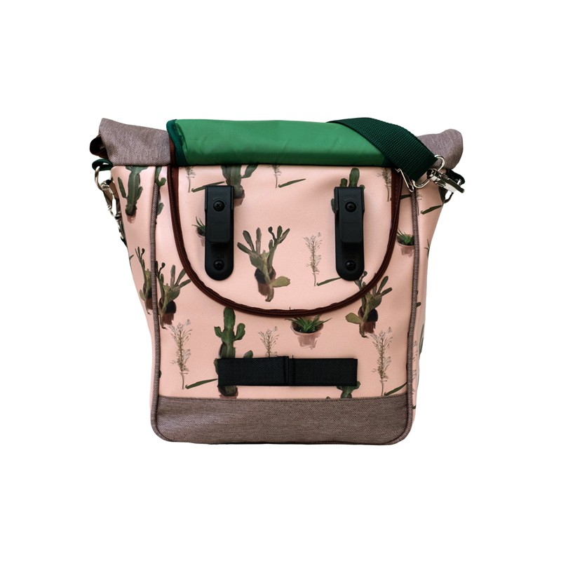 Kleine Fahrradtasche Cactus – Rückseite mit Klickfix-Haken