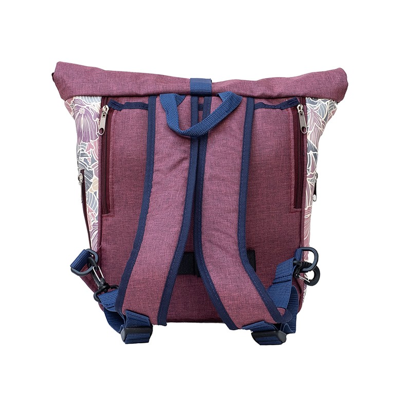 Rückseite des kleinen Rucksacks Veranillo mit Schultergurten
