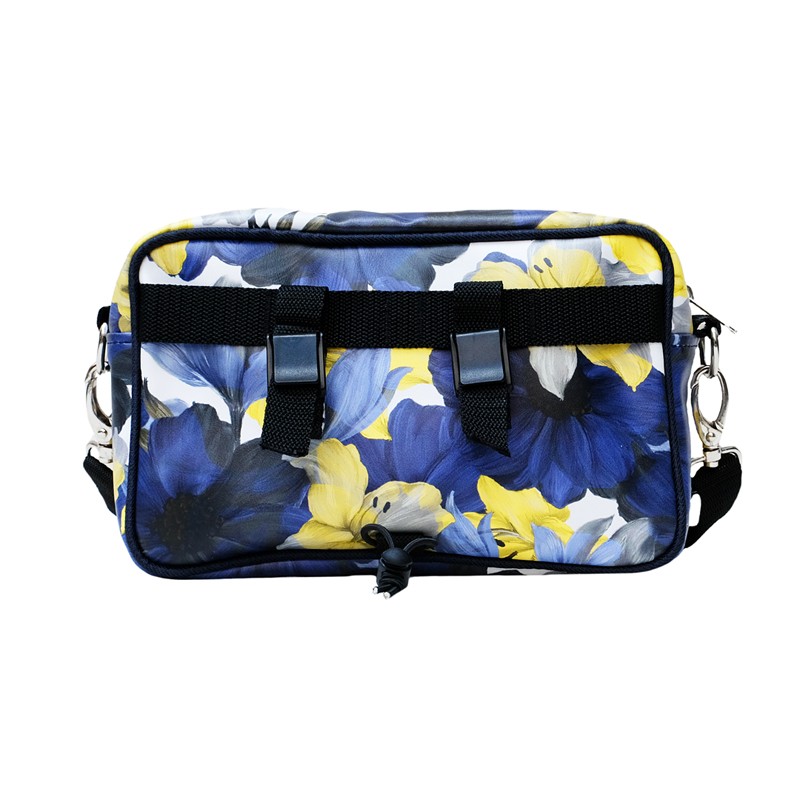 Rückseite der Lenkertasche Azucena mit Schnallen für den Lenker