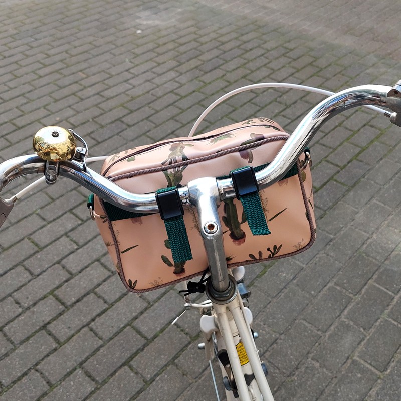 Lenkertasche Cactus am Lenker von oben