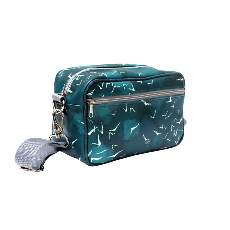 Lenkerhandtasche Marina mit Schultergurt, Seitenansicht