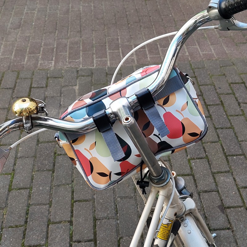 Lenkertasche Peras am Lenker von oben