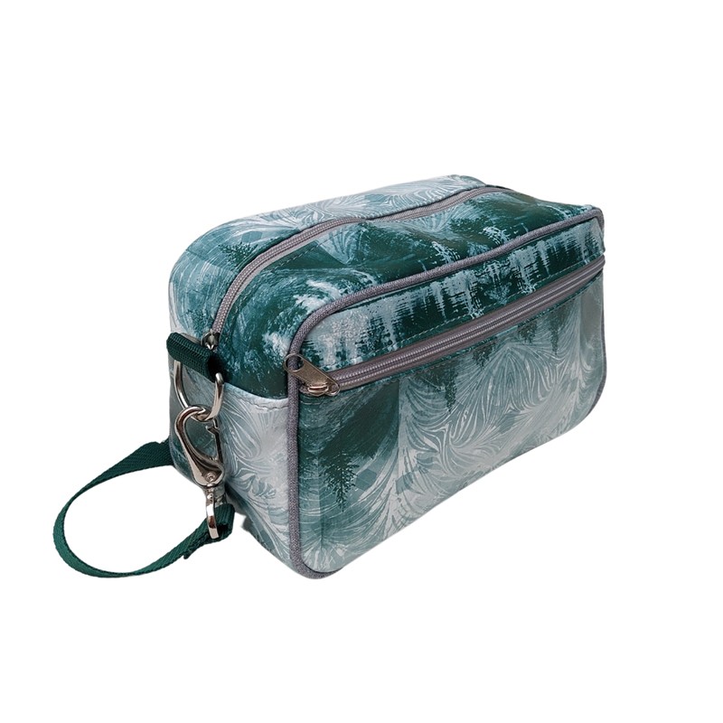 Lenkerhandtasche Pinos mit Schultergurt, Seitenansicht
