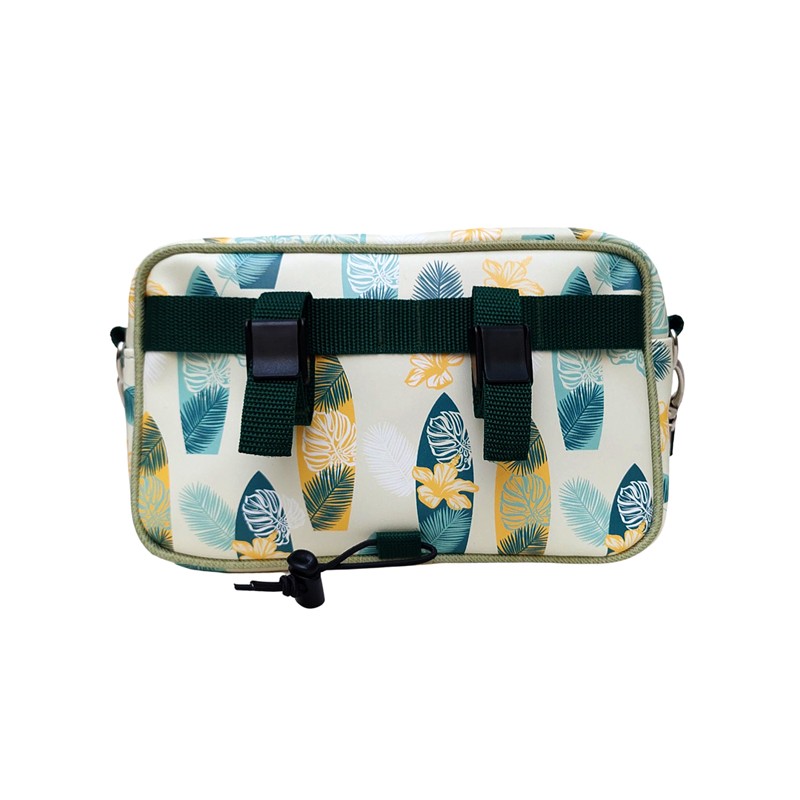 Rückseite der Lenkertasche Surf mit Schnallen für den Lenker