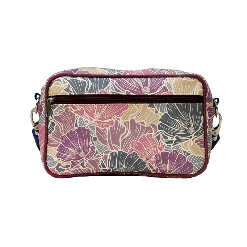 Lenkertasche Veranillo von Ikuri mit Blumenmuster, Vorderansicht