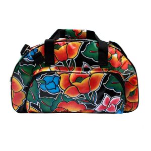 Weekender Tasche Damen Tehuana schwarz – Vorderansicht
